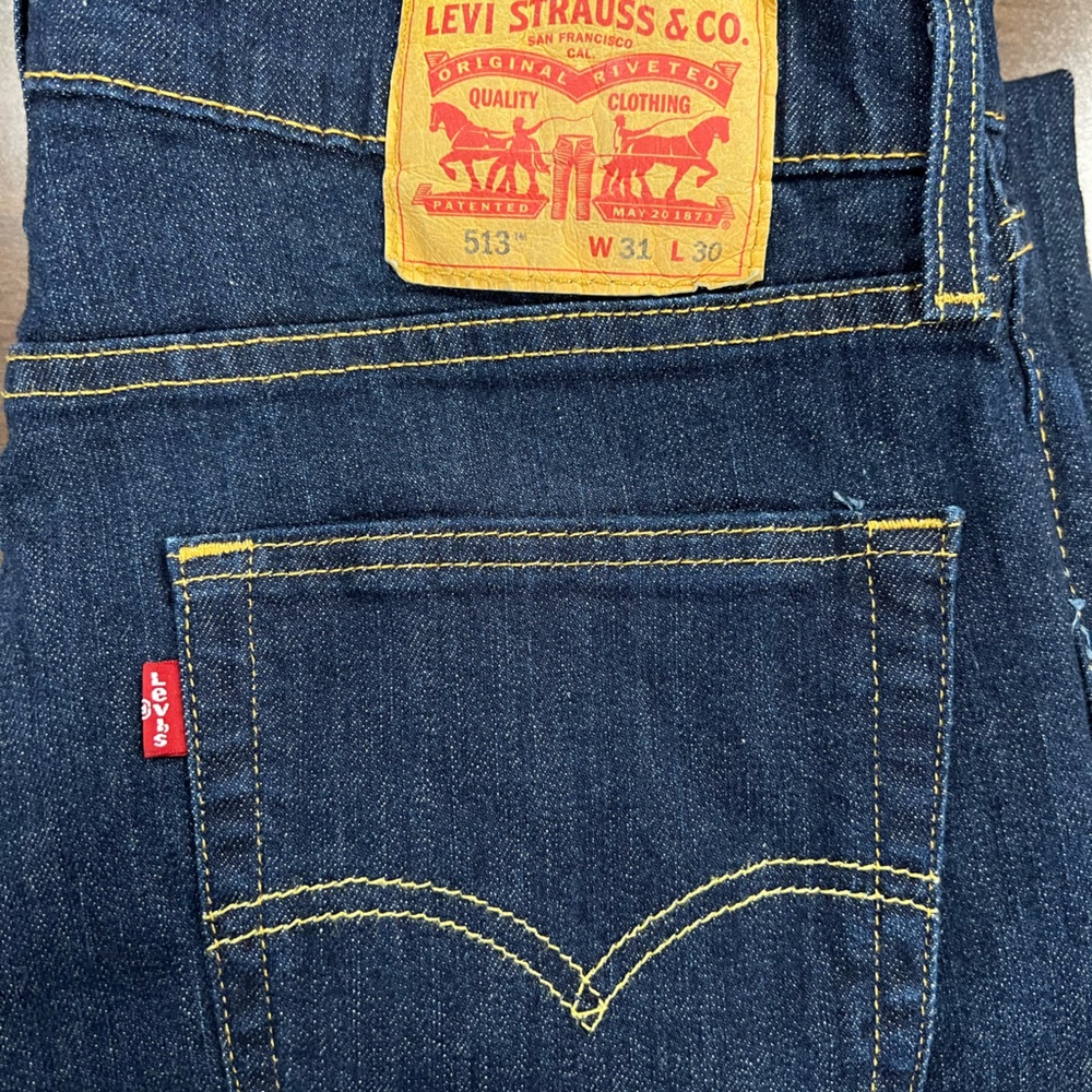 Men’s Levi 513 Slim straight waist 31 length 30